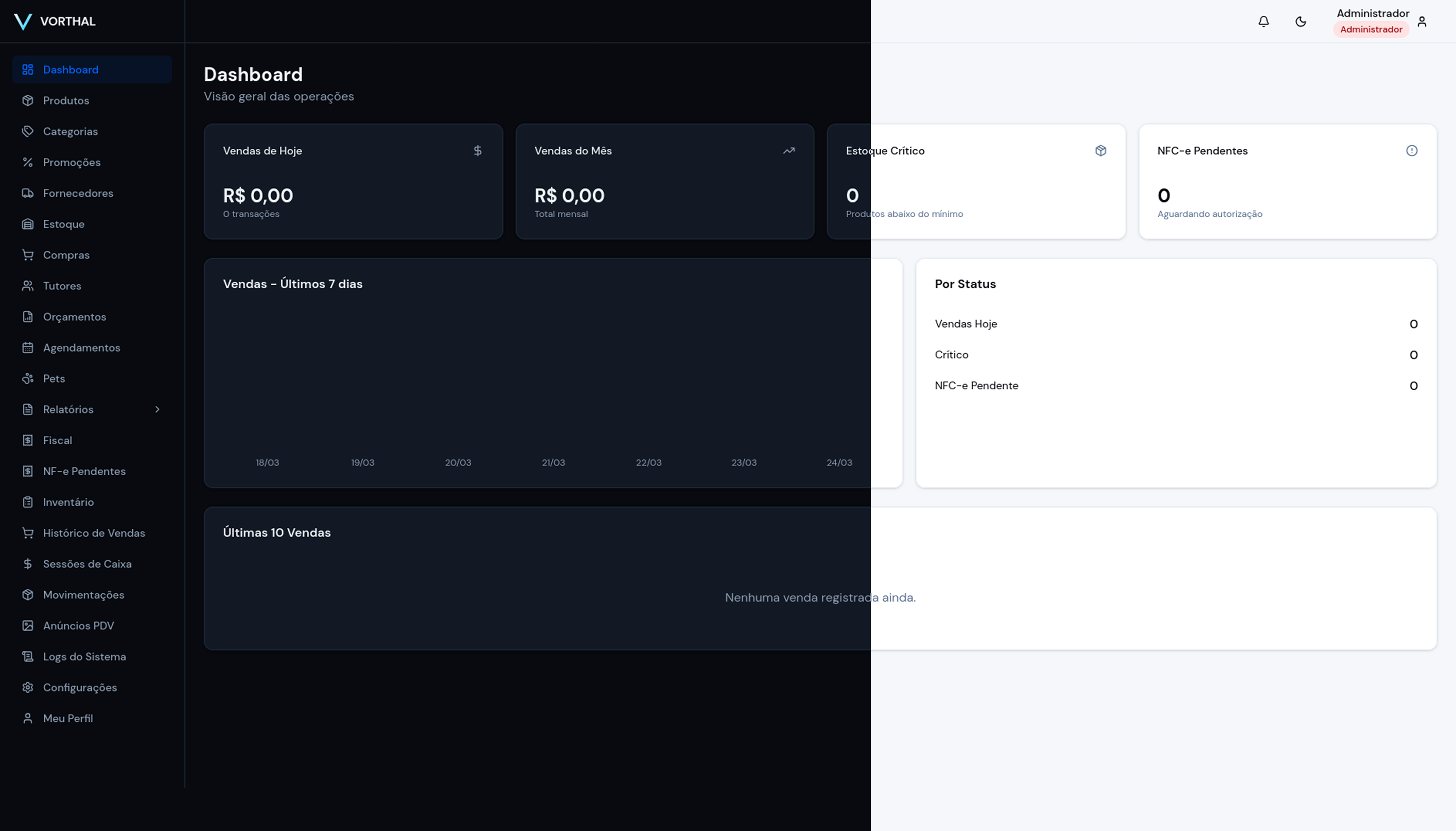 Vorthal One — Plataforma de gestão multi-tenant